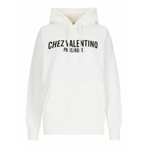 [VALENTINO] 라프리마 여성 스웨트셔츠 스웨터 로고 후드 스웻셔츠 6B3MF24D960A03 화이트 /8