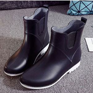 방수장화 레인부츠 장마 비올때 신발 패션슈즈 미들굽
