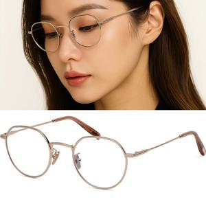 톰포드 블루라이트차단 안경테 TF6004KB 028 명품 라운드 가벼운 금테 아시안핏