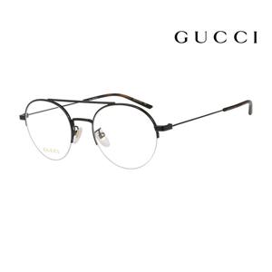 (국내당일발송) 구찌 명품 안경테 GG0682O 001 반무테 메탈 남자 여자 안경