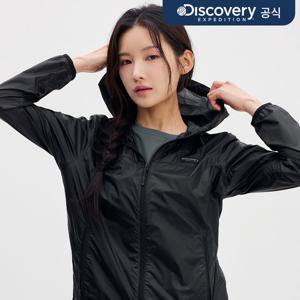 여성 초경량 립스탑 바람막이 (BLACK)  DWWJ7D053-BKS