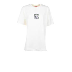 겐조 반팔 티셔츠 FF55TS5234SG03 ECRU DOM