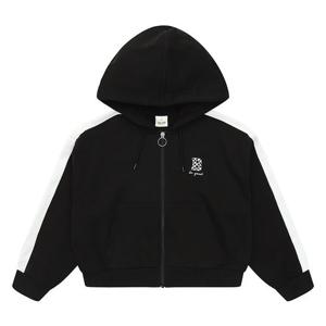 [에꼴리에]여아 트랙 후드 집업 점퍼 23O0152_BK