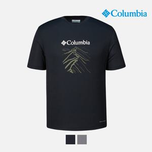 컬럼비아 남성 제로 룰스 그래픽 냉감 반팔 티셔츠 AE3772