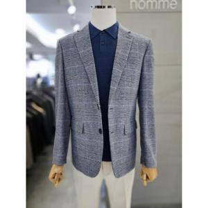 바쏘옴므 세이브존03 바쏘옴므 25 그레이 4WAY 스트레치 스판 글렌체크 콤비자켓 WSAGZ2JS53ABUA