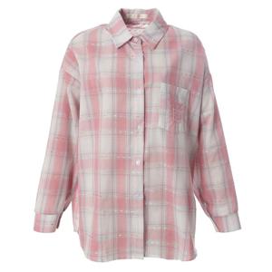 [페이지플린]카라넥 루즈핏 체크 긴팔 셔츠 (F5ABL510)