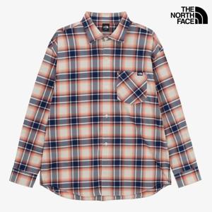 노스페이스  (NH8LR02B) 남성 플리드 셔츠