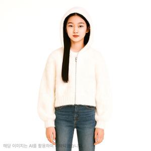 [더데이걸]벌룬소매 스웨터 후드 집업 TGJM25F01 [모다아울렛 남