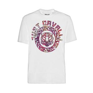 저스트까발리 반팔 티셔츠 76OAHC17 CJ600003 White