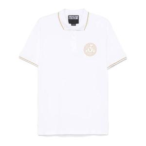베르사체 폴로 티셔츠 78GAGT00CJ01TG03 WHITE GOLD DOM