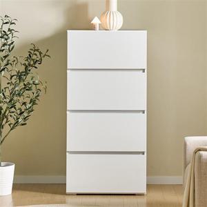 (착불)로쏘 블록 E0 광폭 4단 LPM 서랍장 600 화이트