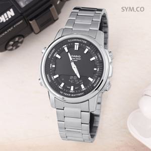 카시오 AMW-880D-1A 아나디지 콤비네이션 알람 스포츠 남자 메탈
