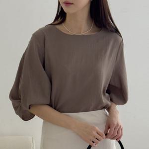 빅사이즈 503 제니스퀘어꼬임블라우스 DGOU116