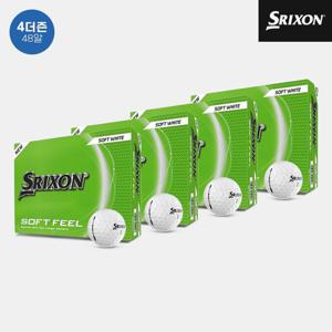 [4더즌 48알] 던롭코리아정품 스릭슨 소프트 필 13 골프볼[남여공용][화이트][2피스]
