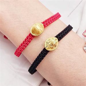 [가앤] 24k순금 거북이 등 매듭 끈 팔찌 3.75g