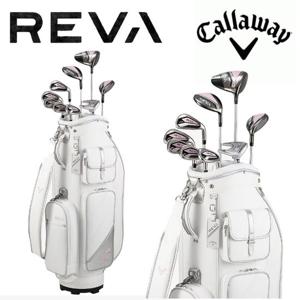 캘러웨이 REVA(25) 레바 9개 핑크 캐디백포함 풀세트 2025년 여성용 병행 AS보증