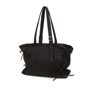 [질스튜어트ACC]  JABA5E253 [보우백] 블랙 나일론 발레무드 리본 포인트 숄더백 L