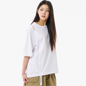 [라이프워크] 여성) 베이직 슬릿 반팔 티셔츠_LW252TS825