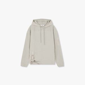 [톰보이] 우븐 배색 워크 후드티셔츠 (91U5122004)