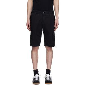 25 FW 스톤아일랜드 남성 블랙 수피마 코튼 트윌 스트레치 TC 쇼츠 251828M193034