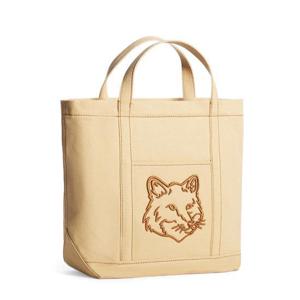 메종키츠네 폭스 헤드 스몰 토트백 LW05103WW01070102 CORK DOM