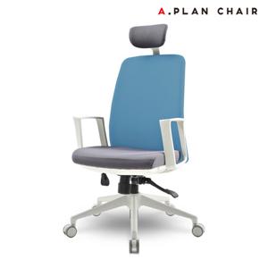 [에이플랜체어]P3 화이트쉘 메쉬패브릭 의자(PW350)