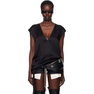 릭오웬스 티셔츠 블랙 할리우드 딜런 티셔츠 251232F110049