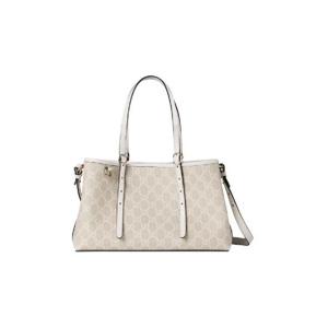 구찌 GG 엠블럼 스몰 토트백 베이지 화이트 815214-FAD6L-9641