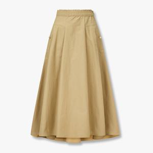 [지컷]핀턱 밴딩 플레어 스커트[7255335102]