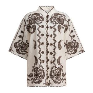 짐머만 자수 스칼로프 에지 셔츠 3287TSS253 IVCH