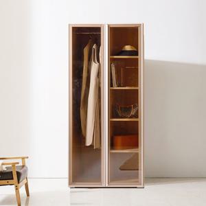동서가구 브론즈 디스플레이 강화유리도어 수납장 800 DF926054