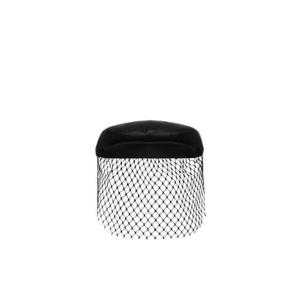 돌체앤가바나 베일 디테일 새틴 플랫 캡 FH664AGDCRR N0000 TP934717132