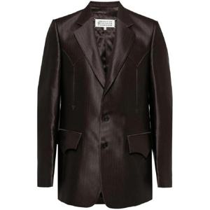 25 FW 메종마르지엘라 스트라이프 싱글 브레스티드 블레이저 S50BN0520S78443 TP432025094