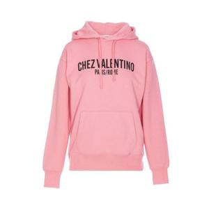 발렌티노 가라바니 셰즈 프린트 드로스트링 후드 티셔츠 6B3MF24D960 259 TP934686010