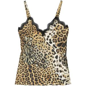 25 FW 로베르토 카발리 레오파드 프린트 탑 SKT6024QG34 TP432282744
