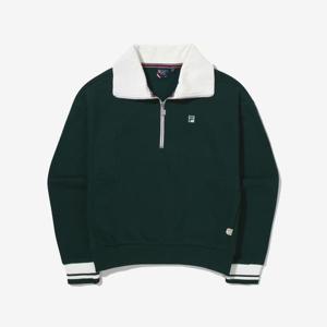 [휠라] 정상* 89,000원 테니스 반집업 맨투맨(FS2POG3361F_DGR)