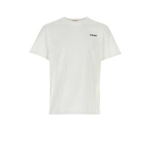 알렉산더 맥퀸 반팔 티셔츠 776281QXAAB0965 WHITE DOM