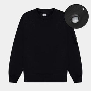 시피컴퍼니 남성 다이애그널 플리스 렌즈 스웨트 맨투맨 블랙 16CMSS098A 110044G 999