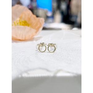 미니골드 14k 엘라 라인 데일리 귀걸이 ENOM4139