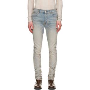 25 FW 아미리 남성 블루 스택 데님 진 252886M186039