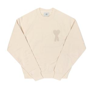 아미 USW055 747 136 하트 로고 맨투맨