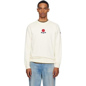 25 FW 몽클레어 남성 오프 화이트 아키비오 스웨트셔츠 252111M204023