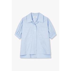 [톰보이] 볼륨소매 반팔 셔츠 (9105221201)