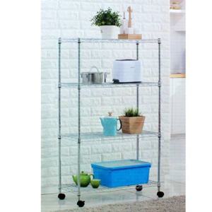 메탈 선반 메탈랙 진열대 보관대 수납정리대 900 4단 다용도실선반 메탈랙 베란다수납장 베란다정리선반 앵