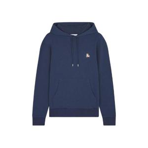 메종 키츠네 칠랙스 패치 레귤러 후드 이클립스 블루 LM00706KM0001-P494