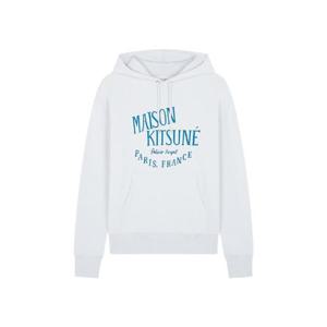 메종 키츠네 팔레이스 로얄 클래식 후드 그레이 블루 LM00707KM0001-P445