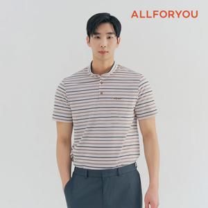 [올포유] 남성 잔스트라이프 반팔 티셔츠 AGTHN3241-509