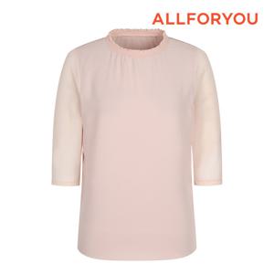 [올포유] 여성 넥스모킹 7부 소매 티블라우스 ALTRN5246-403