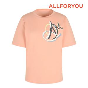 [올포유] 여성 핫픽스 프린트 반팔 티셔츠 ALTRN4111-304