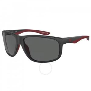 엠포리오 아르마니 다크 그레이 랩 남성 선글라스 EA4199U 500187 65